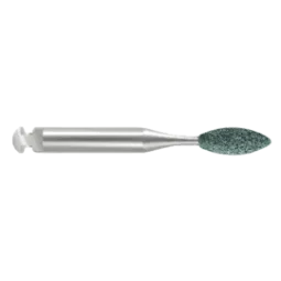 polissoir carbure de silicium à liant céramique forme Olive 666 pour contre-angle RA