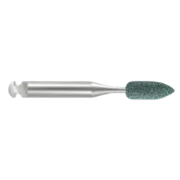 polissoir carbure de silicium à liant céramique forme torpille 661 pour contre-angle RA