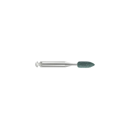 polissoir carbure de silicium à liant céramique forme torpille 661 pour contre-angle RA