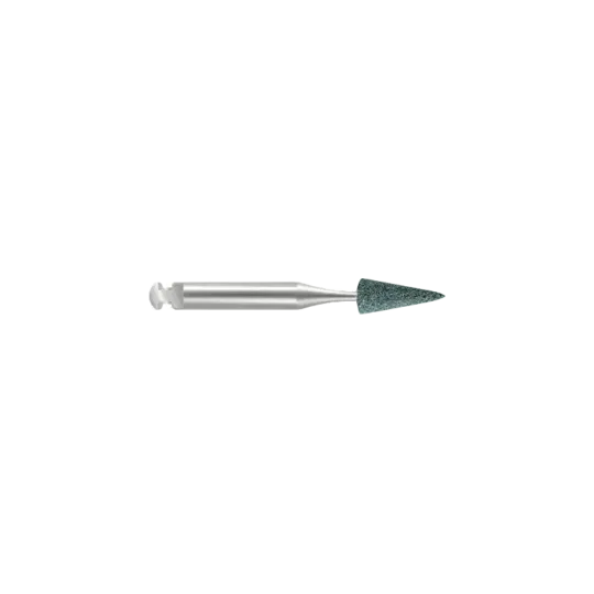 polissoir carbure de silicium à liant céramique forme cône pointu 645 pour contre-angle RA