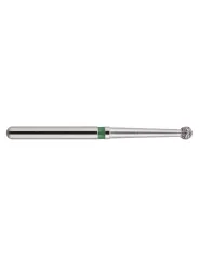 fraise diamantée CoolCut boule col long 697 (801L) gros grain bague verte C
