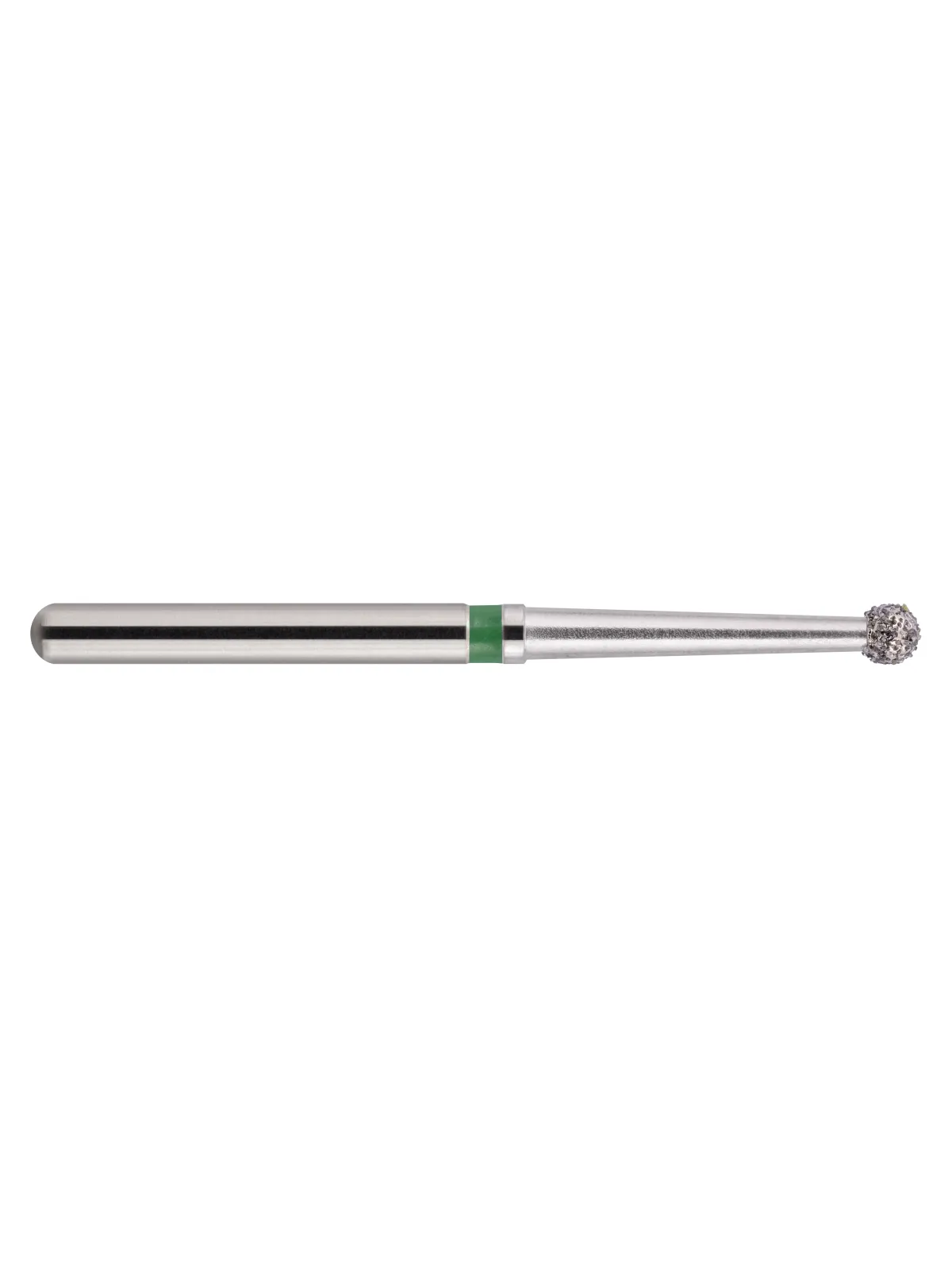 fraise diamantée CoolCut boule col long 697 (801L) gros grain bague verte C