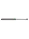 fraise diamantée CoolCut boule col long 697 (801L) gros grain bague verte C