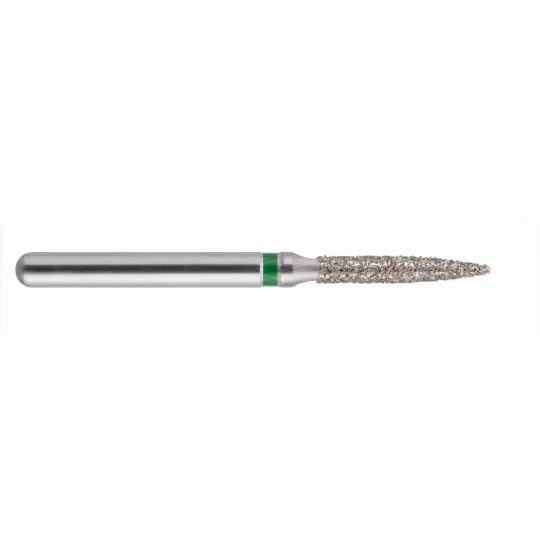 fraise diamantée CoolCut Flamme 249-012C (862) gros grain bague verte C