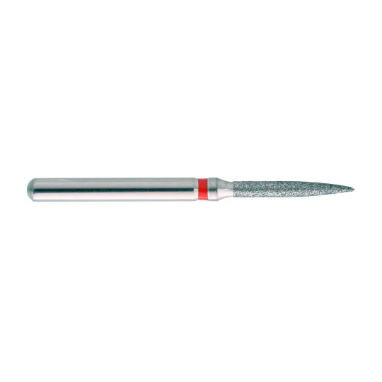 fraise diamantée CoolCut Flamme 249-012F (862) grain fin bague rouge F