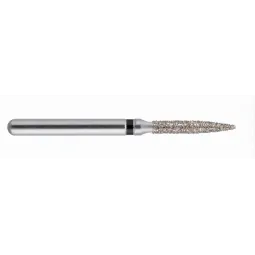 fraise diamantée CoolCut Flamme 249-012XC (862) très gros grain bague noire XC