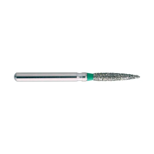 fraise diamantée CoolCut Flamme 249-015C (862) gros grain bague verte C
