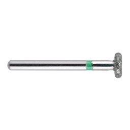 fraise diamantée CoolCut Roue courte 067-042SC (909) gros grain bague verte C