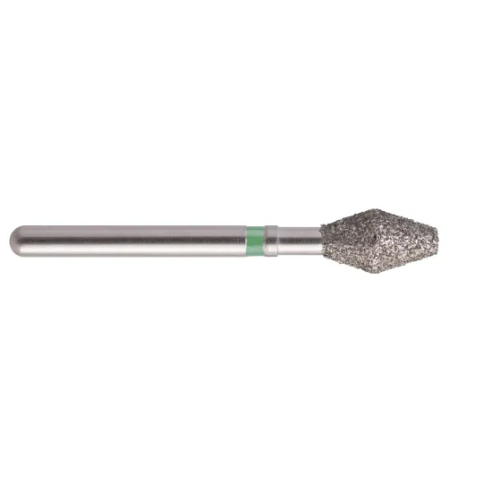 fraise diamantée CoolCut Tonneau 039-033C (811) gros grain bague verte C