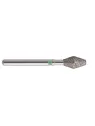 fraise diamantée CoolCut Tonneau 039-033C (811) gros grain bague verte C