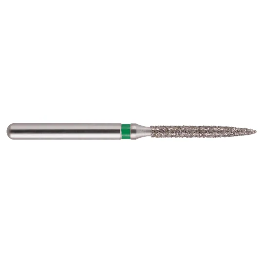 fraise diamantée CoolCut Flamme 250-012C (863) gros grain bague verte C