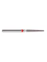 fraise diamantée CoolCut cône bout rond long 199-016F (850) grain fin bague rouge F
