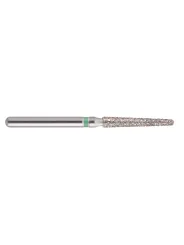 fraise diamantée CoolCut cône bout rond long 199S-016C (850) gros grain bague verte C