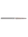 fraise diamantée CoolCut cône bout rond long 199S-016C (850) gros grain bague verte C