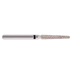 fraise diamantée CoolCut cône bout rond long 199S-016XC (850) très gros grain bague noire XC