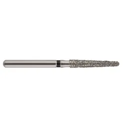 fraise diamantée CoolCut cône bout rond long 199S-019XC (850) très gros grain bague noire XC
