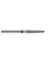 fraise diamantée CoolCut cône bout rond long 199S-019XC (850) très gros grain bague noire XC