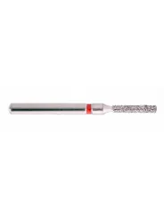 fraise diamantée CoolCut cylindre bout plat 110-012 (836) grain fin bague rouge F
