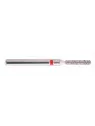 fraise diamantée CoolCut cylindre bout plat 110-012 (836) grain fin bague rouge F