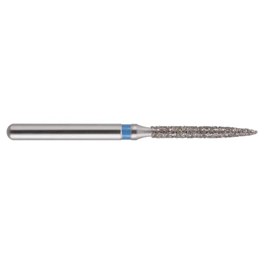 fraise diamantée CoolCut Flamme 250-012M (863) grain moyen bague bleue M