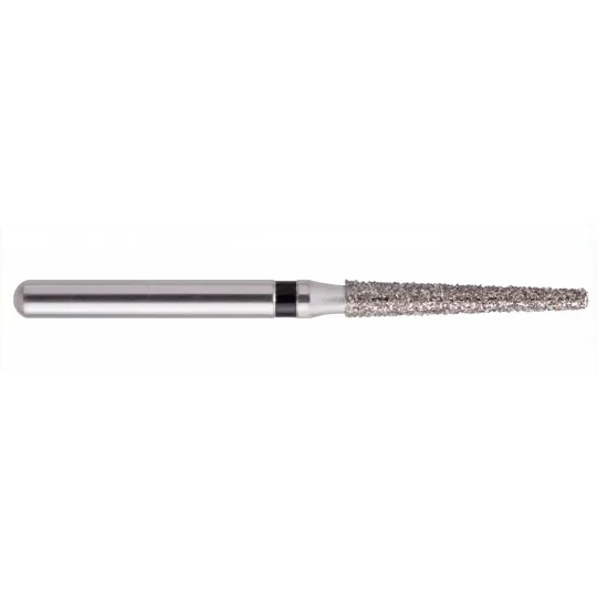 fraise diamantée CoolCut cône bout plat 173-016 (848) très gros grain bague noire XC