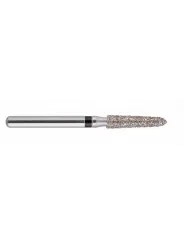 fraise diamantée CoolCut Cône ogival 298-018 (878K) très gros grain bague noire XC