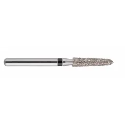 fraise diamantée CoolCut Cône ogival 298-018 (878K) très gros grain bague noire XC
