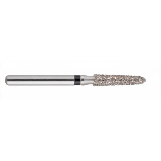 fraise diamantée CoolCut Cône ogival 298-018 (878K) très gros grain bague noire XC