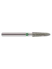 fraise diamantée CoolCut Cône ogival 298-021 (878K) gros grain bague verte C