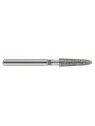 fraise diamantée CoolCut Cône ogival 298-021 (878K) gros grain bague verte C
