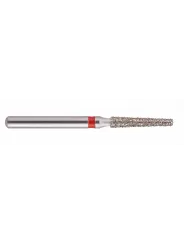 fraise diamantée CoolCut cône court bout plat 172-014F (847) grain fin bague rouge F