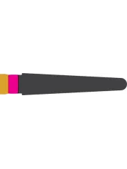 fraise zircone Predator Zirconia Cône bout rond 856-018F