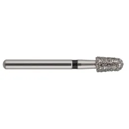 fraise diamantée CoolCut cône long bout rond 196-026XC (849) très gros grain bague verte XC