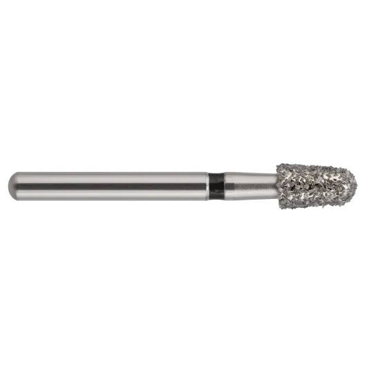 fraise diamantée CoolCut cône long bout rond 196-026XC (849) très gros grain bague verte XC