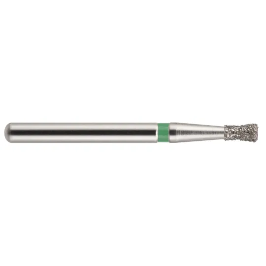 fraise diamantée CoolCut Cône inversé avec extension 019-014C (806) gros grain bague verte C