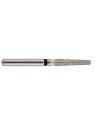 fraise diamantée COOLCUT Cône épaulement arrondi ISO 546S (847KR) diamètre 020 très gros grain XC (bague noire)
