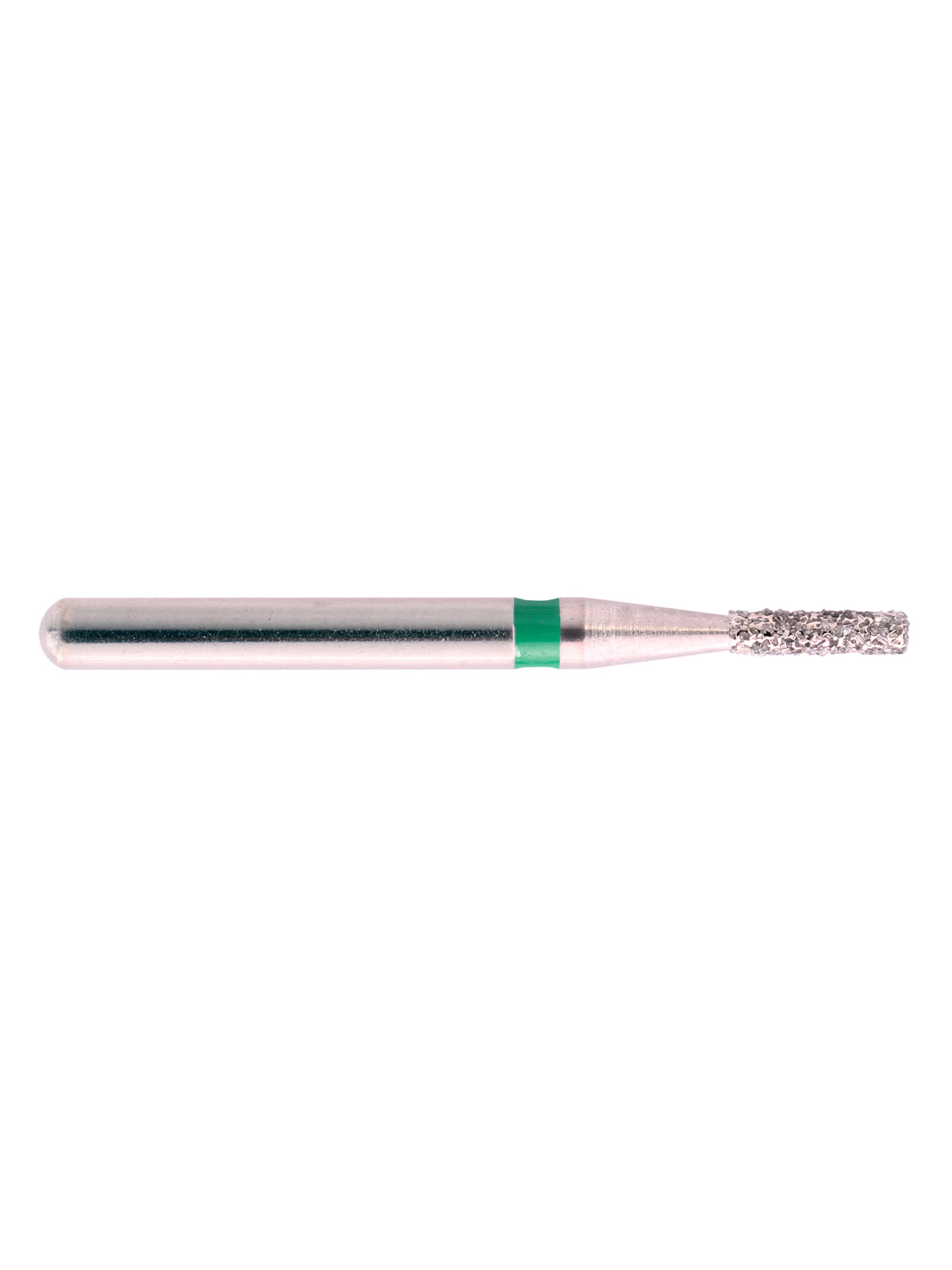 fraise diamantée CoolCut cylindre bout plat 109-010C (835) gros grain bague verte C