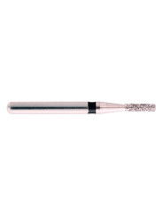 fraise diamantée CoolCut cylindre bout plat 109-010XC (835) très gros grain bague noire XC
