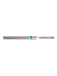 fraise diamantée CoolCut cylindre bout plat 110-012C (836) gros grain bague verte C
