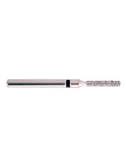fraise diamantée CoolCut cylindre bout plat 110-012XC (836) très gros grain bague noire XC