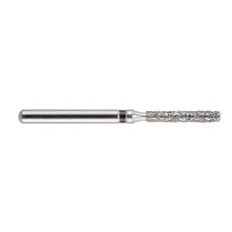 fraise diamantée CoolCut cylindre bout plat 111-012XC (837) gros grain bague noire XC