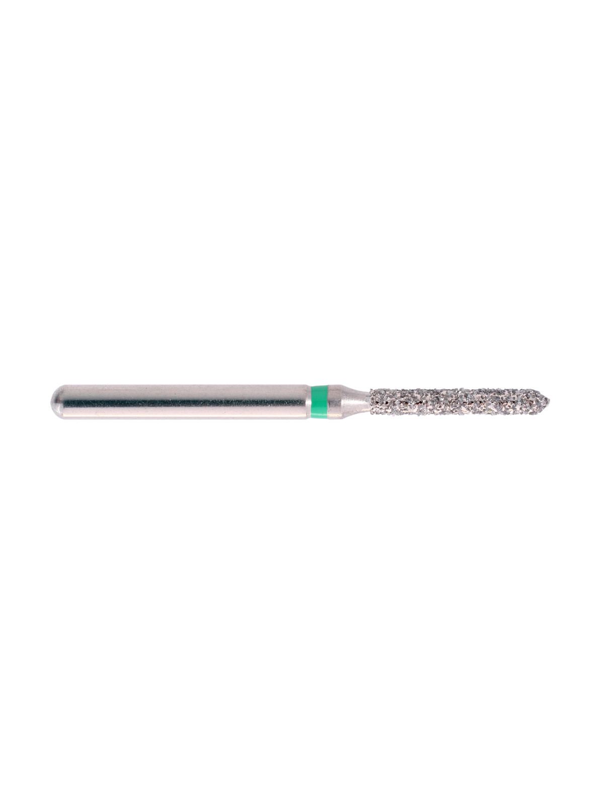 fraise diamantée CoolCut cylindre biseauté 130-014C (885) gros grain bague verte C