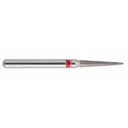 fraise diamantée CoolCut cône pointu 165-016F (858) grain fin bague rouge F