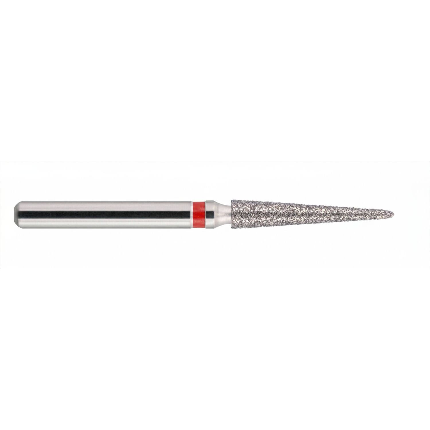 fraise diamantée CoolCut cône pointu allongé 166-017F (859) grain fin bague rouge F