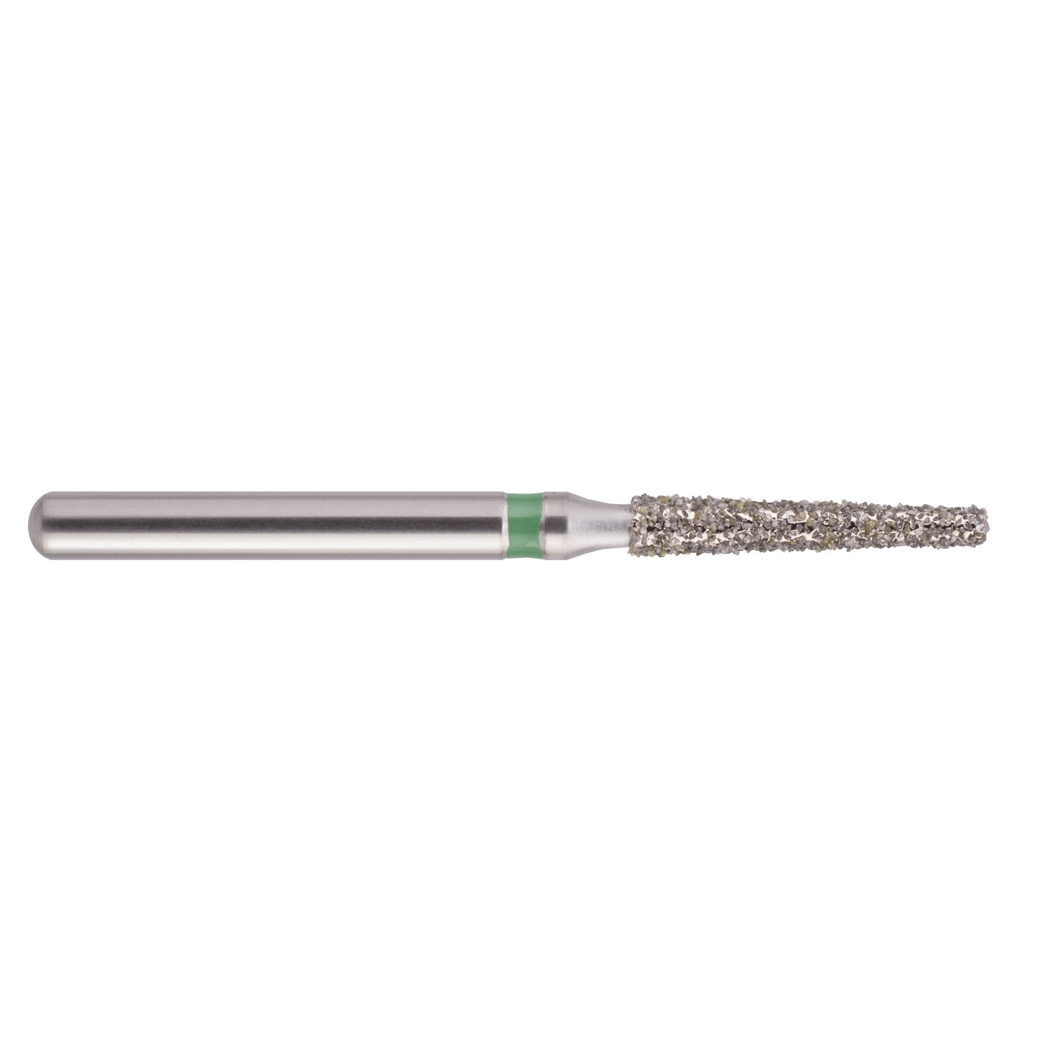 fraise diamantée CoolCut cône court bout plat 172-014C (847) gros grain bague verte C