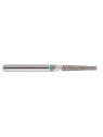 fraise diamantée CoolCut cône court bout plat 172-014C (847) gros grain bague verte C