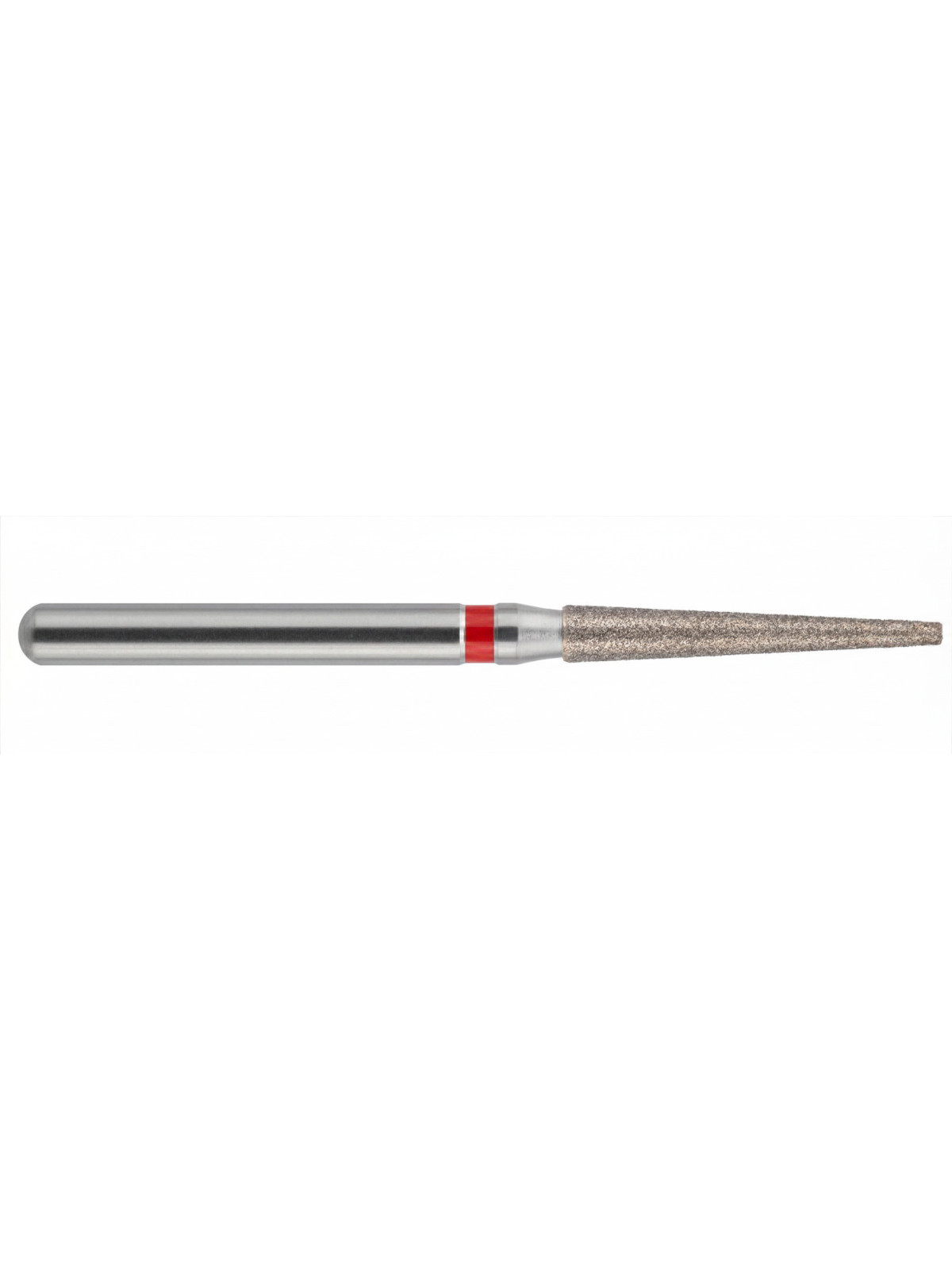 fraise diamantée CoolCut cône bout plat 173-014F (848) grain fin bague rouge F