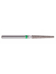fraise diamantée CoolCut cône bout plat 173-014C (848) gros grain bague verte C