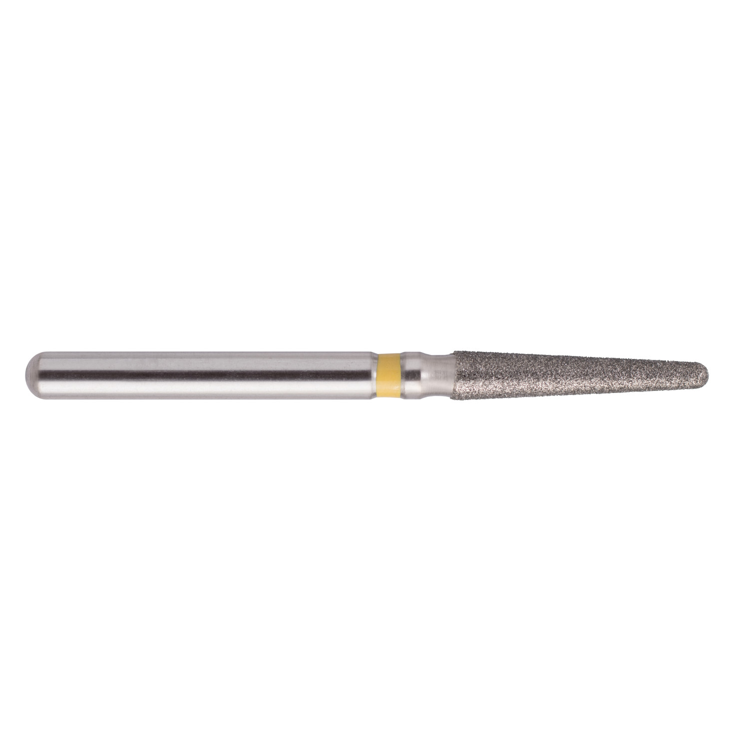fraise diamantée CoolCut cône bout rond 198-015XF (856) grain extra fin bague jaune XF