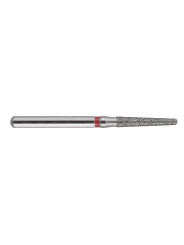 fraise diamantée CoolCut cône bout rond 198-015F (856) grain fin bague rouge F
